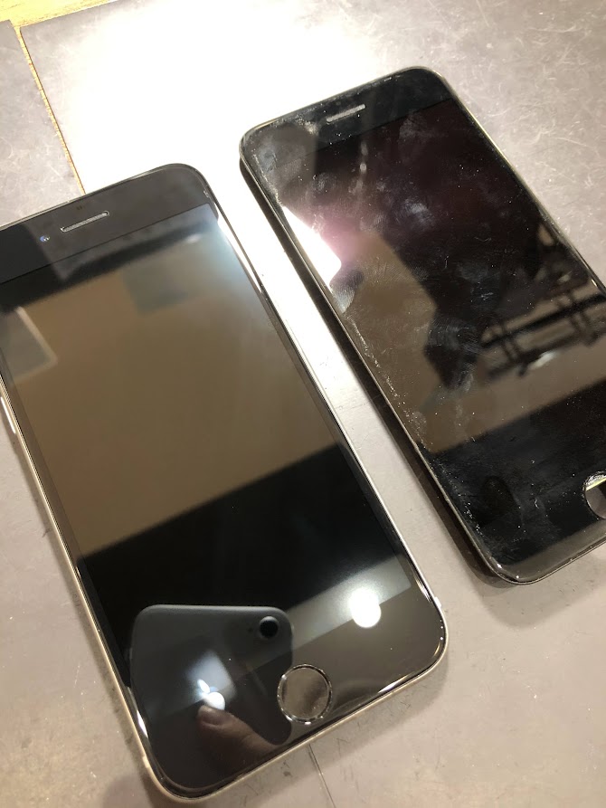 【姉妹店修理実績】iPhoneSE2の画面修理、即日対応！！