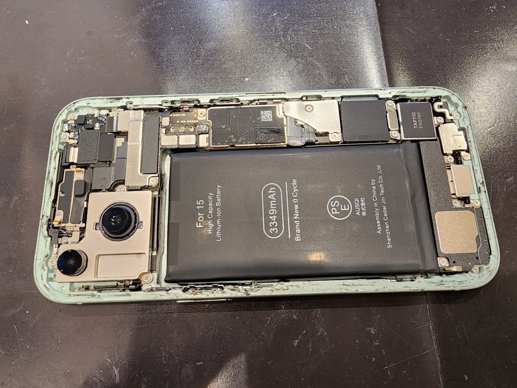 新しいバッテリー
