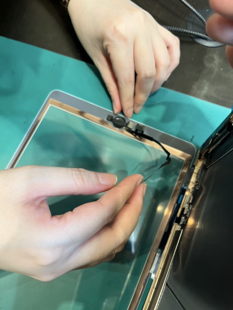 ホームボタン付け替え