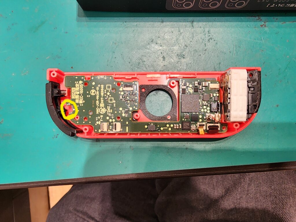 故障した基板