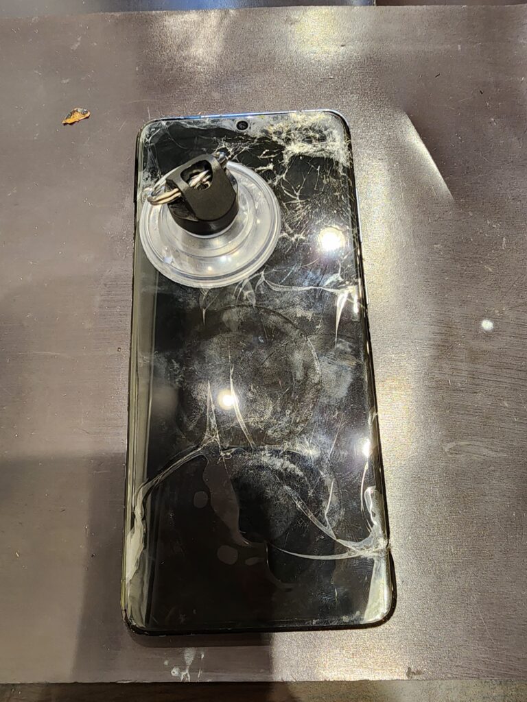 画面を外す前のGalaxyS20