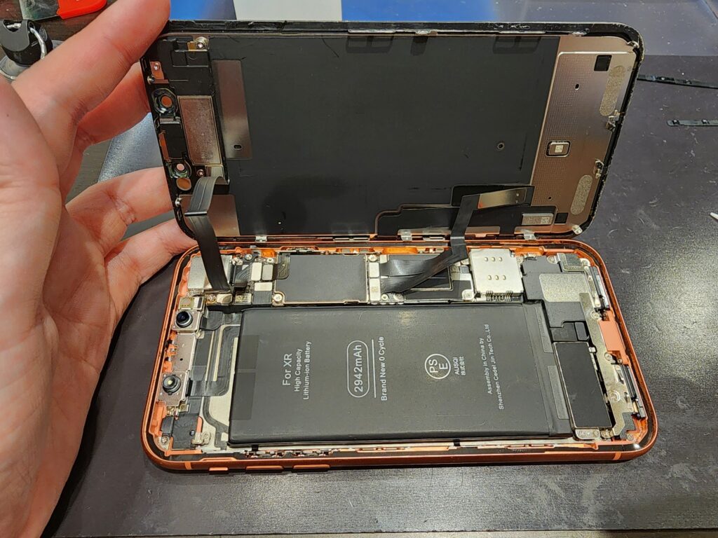 バッテリーを交換したiPhoneXR