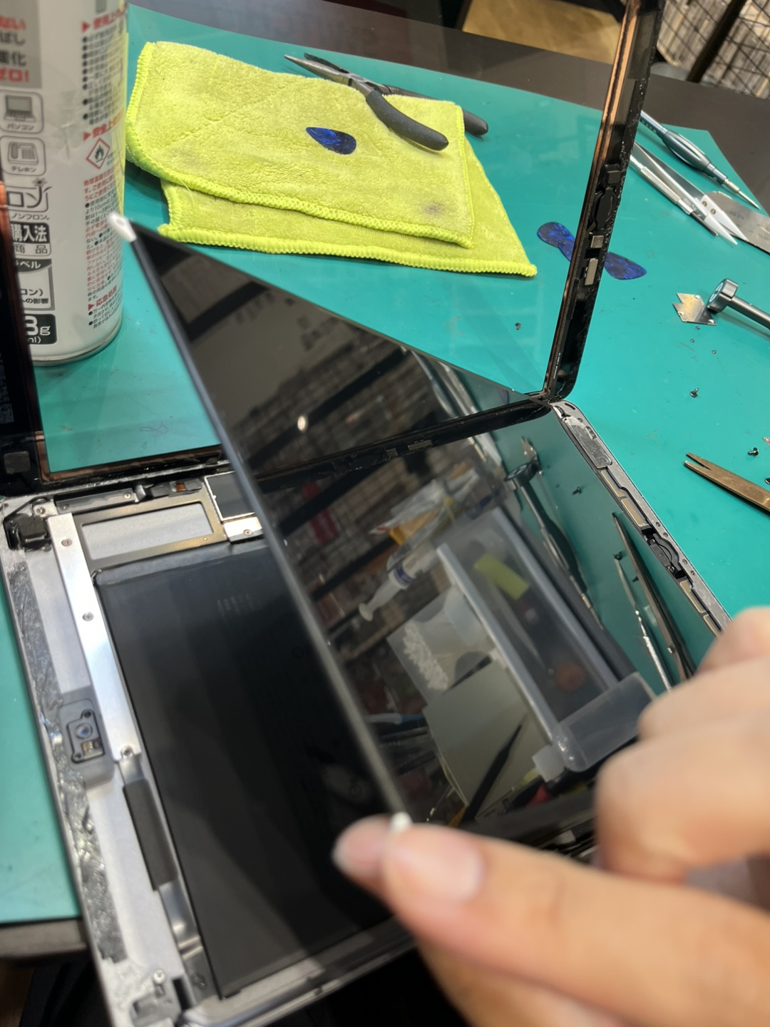 【札幌苗穂店】iPad9の液晶交換【東区からご来店】
