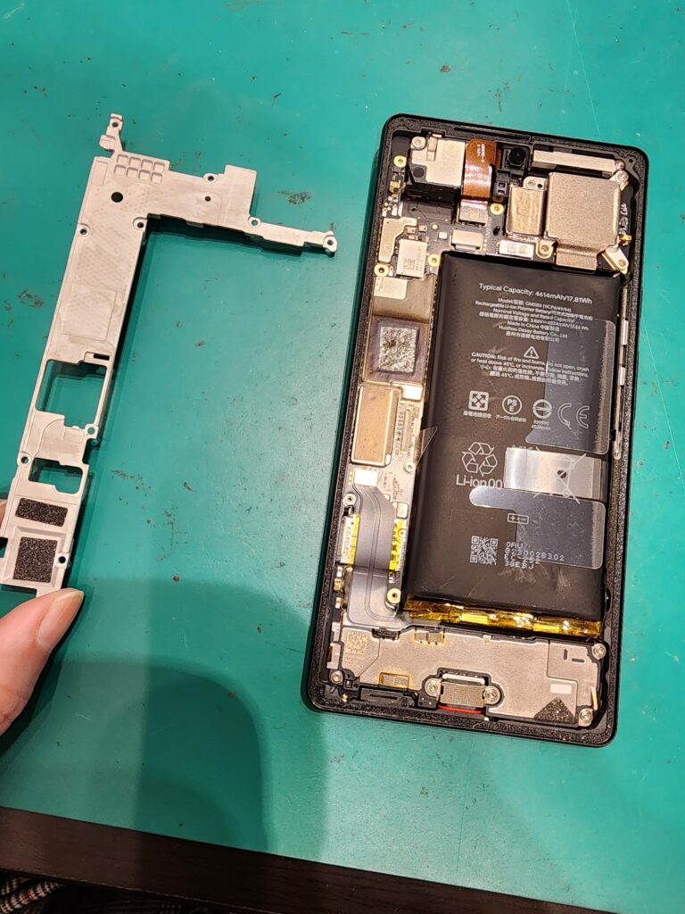 シルバープレートを外したGooglePixel6