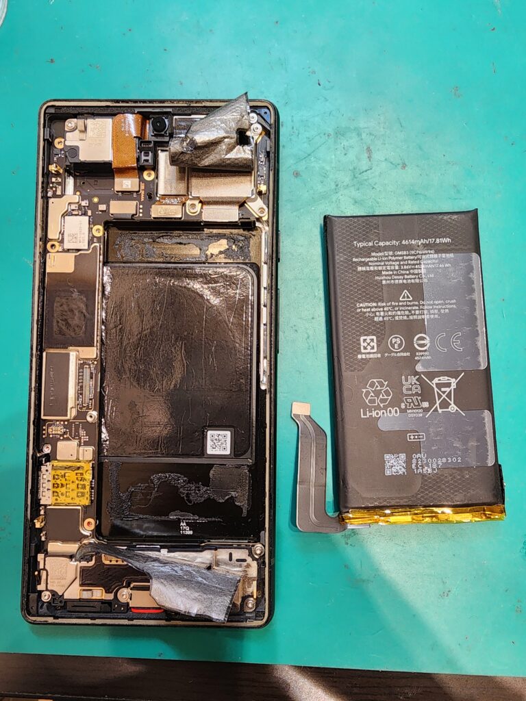 【札幌苗穂店】pixel6のバッテリー交換【東区からご来店】