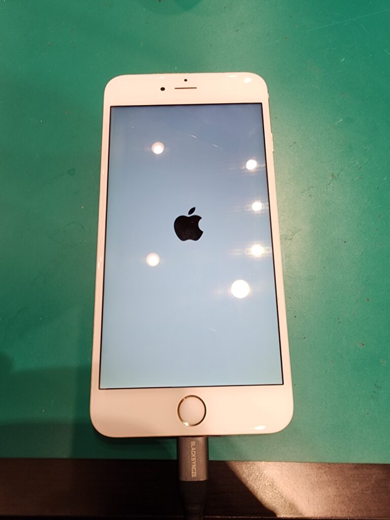 起動中のiPhone6SPlus